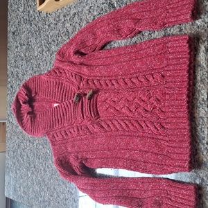 Old Navy red hooded sweater